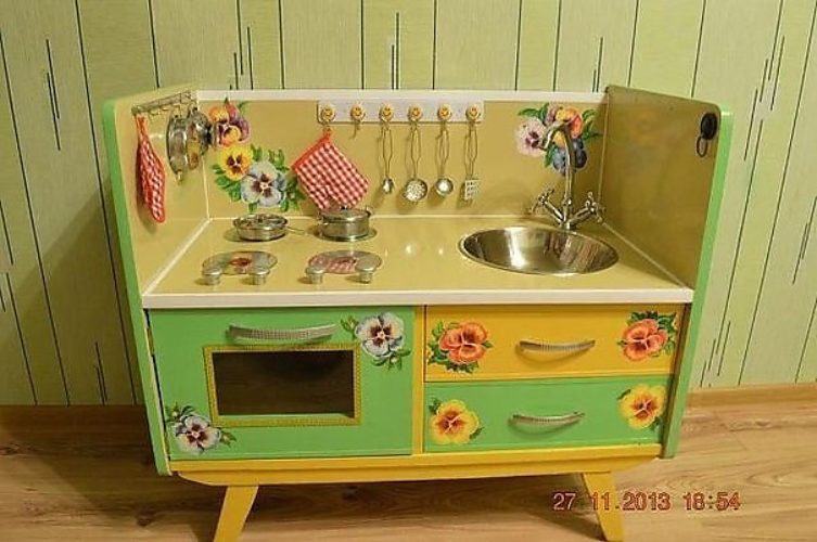 Как сделать кухню детям своими руками Как сделать кухню детям своими руками