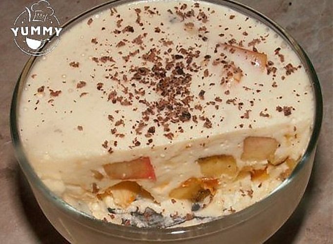 Творожный десерт с бананом и желатином рецепт пошагово Творожный десерт с бананом и желатином рецепт пошагово