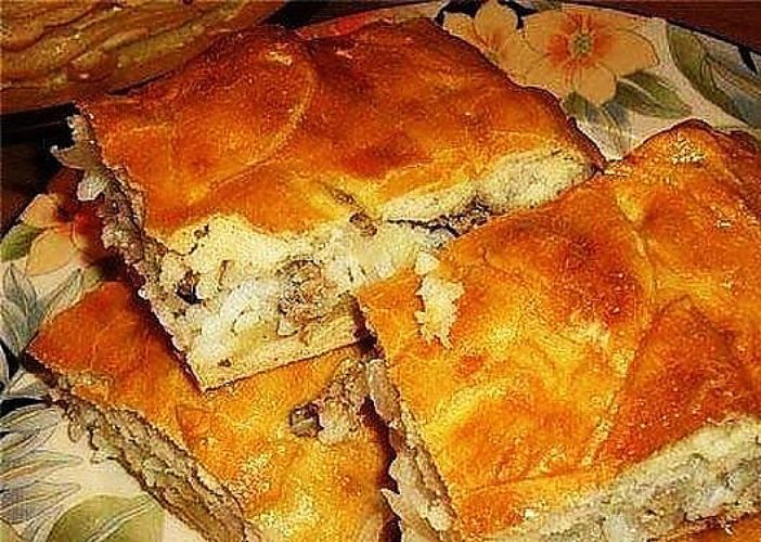 Пирог с мясом на скорую руку рецепт с пошагово Пирог с мясом на скорую руку рецепт с пошагово