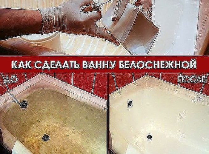 Чем отмыть старую ванну в домашних условиях Чем отмыть старую ванну в домашних условиях
