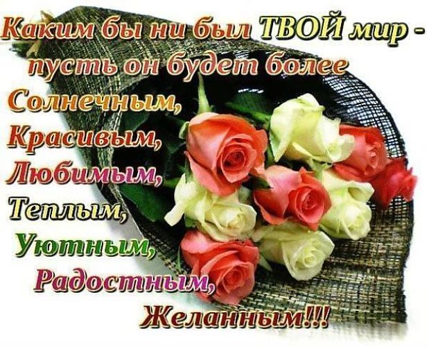 Мои пожелания тебе взаимны