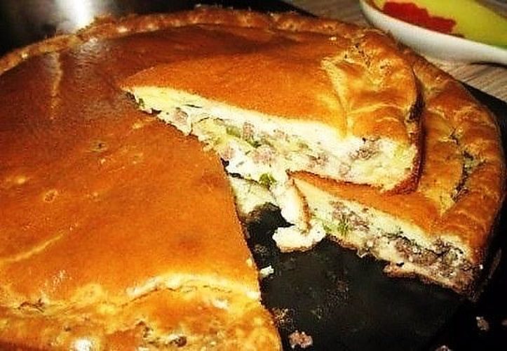 Пирог с мясом не получился