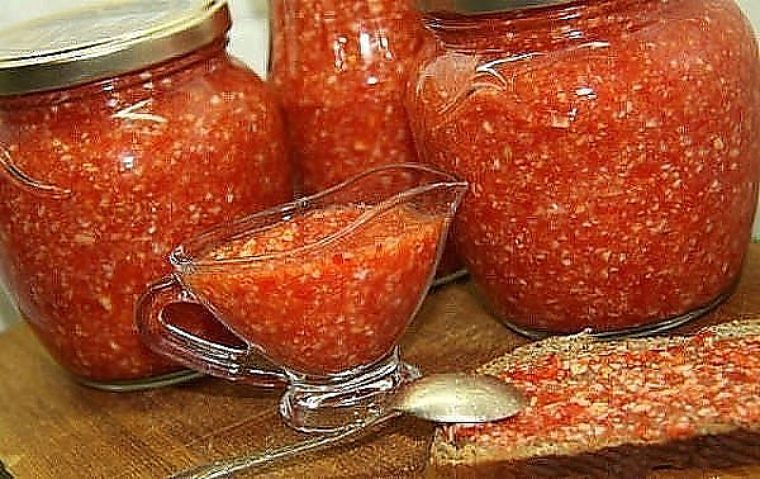 Аджика с ранетками и болгарским перцем - рецепт как приготовить быстро и вкусно | Азбука рецептов